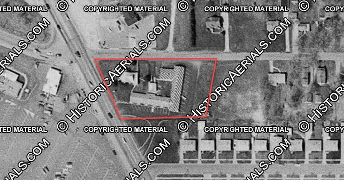 Best Motel - 1970 Aerial (newer photo)